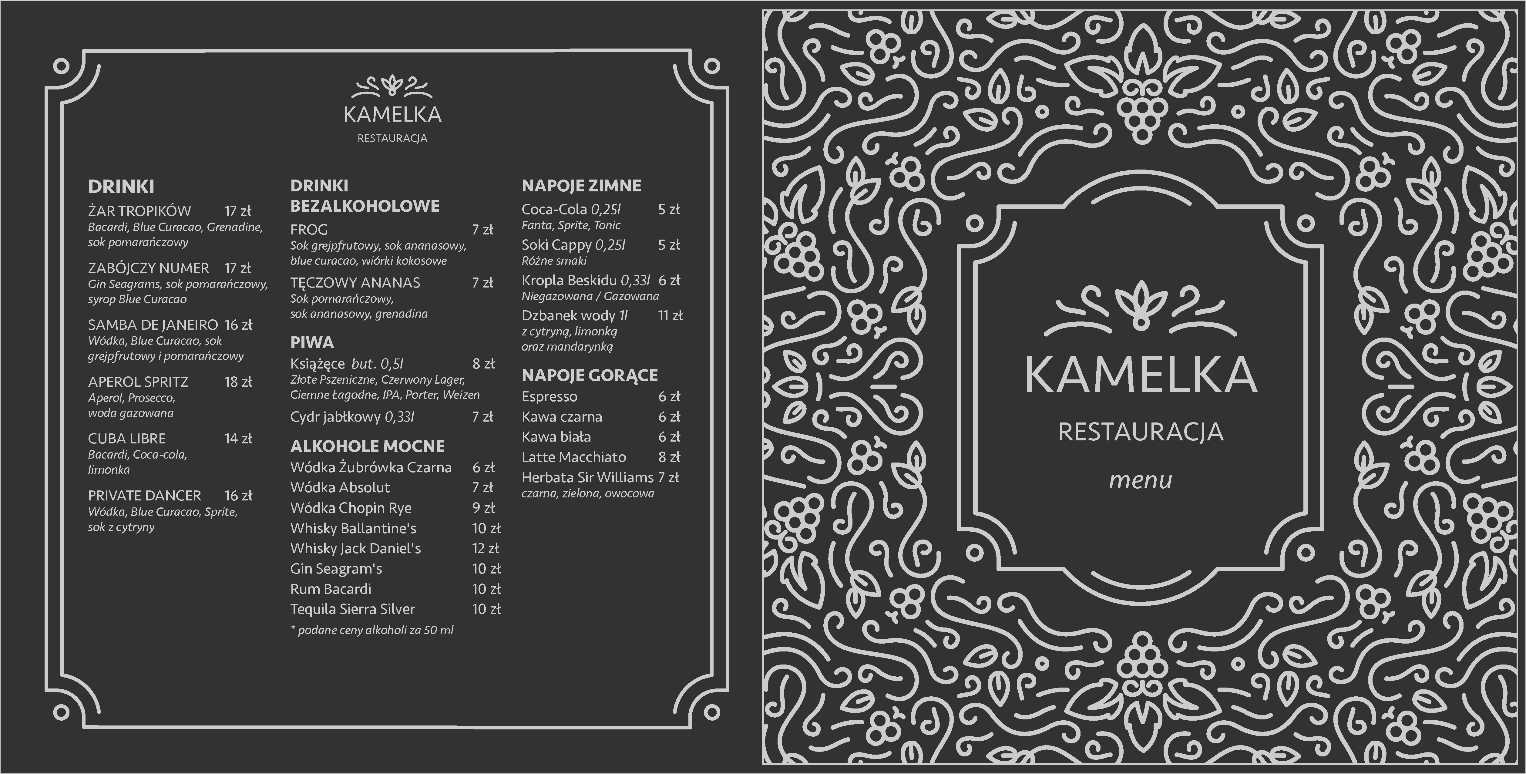 menu strona 1 Menu